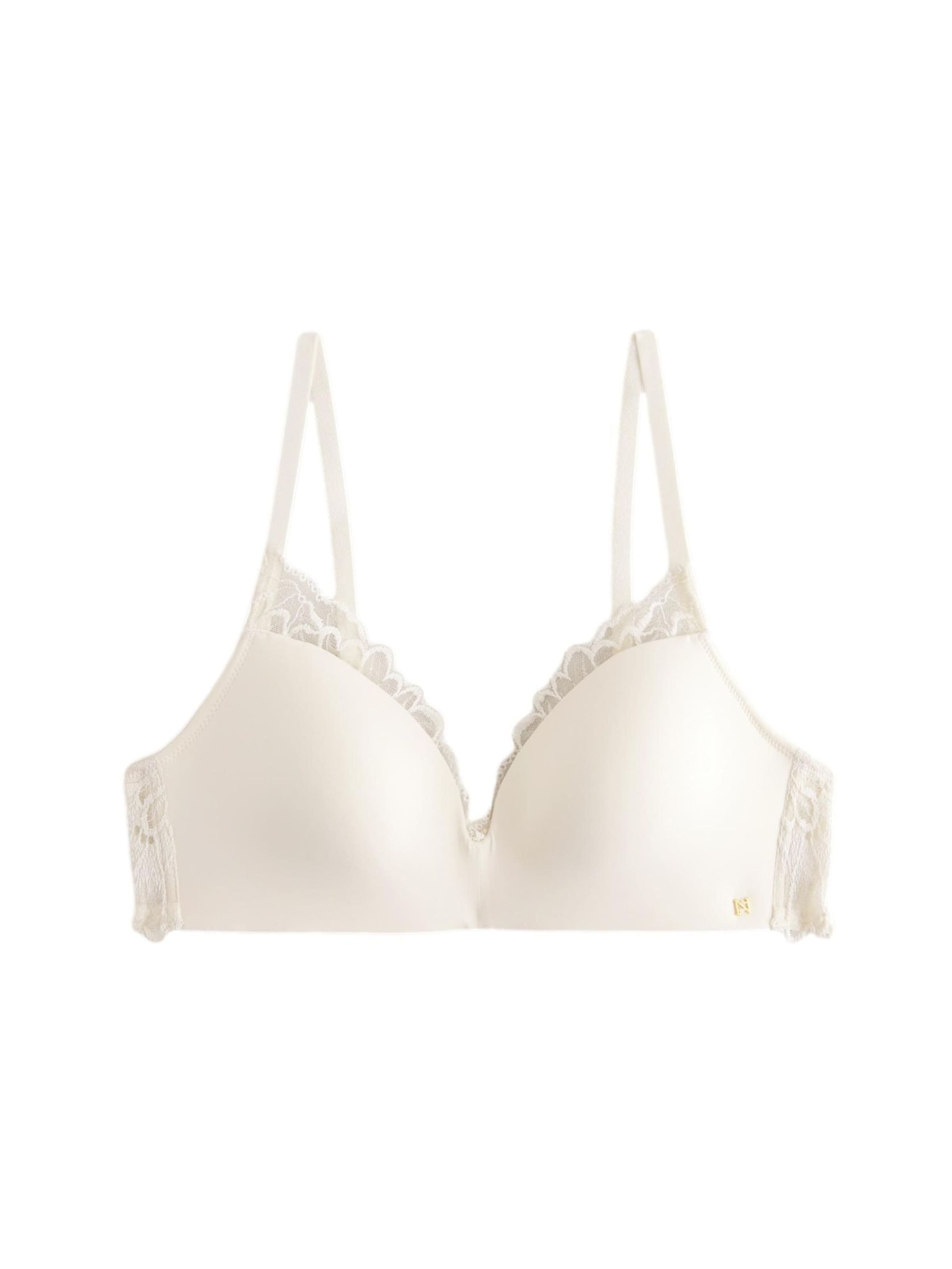 Next - Triángulo Sujetador en blanco: frente