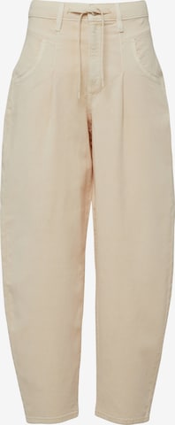 smėlio s.Oliver Barrel Klostuotos kelnės: priekis