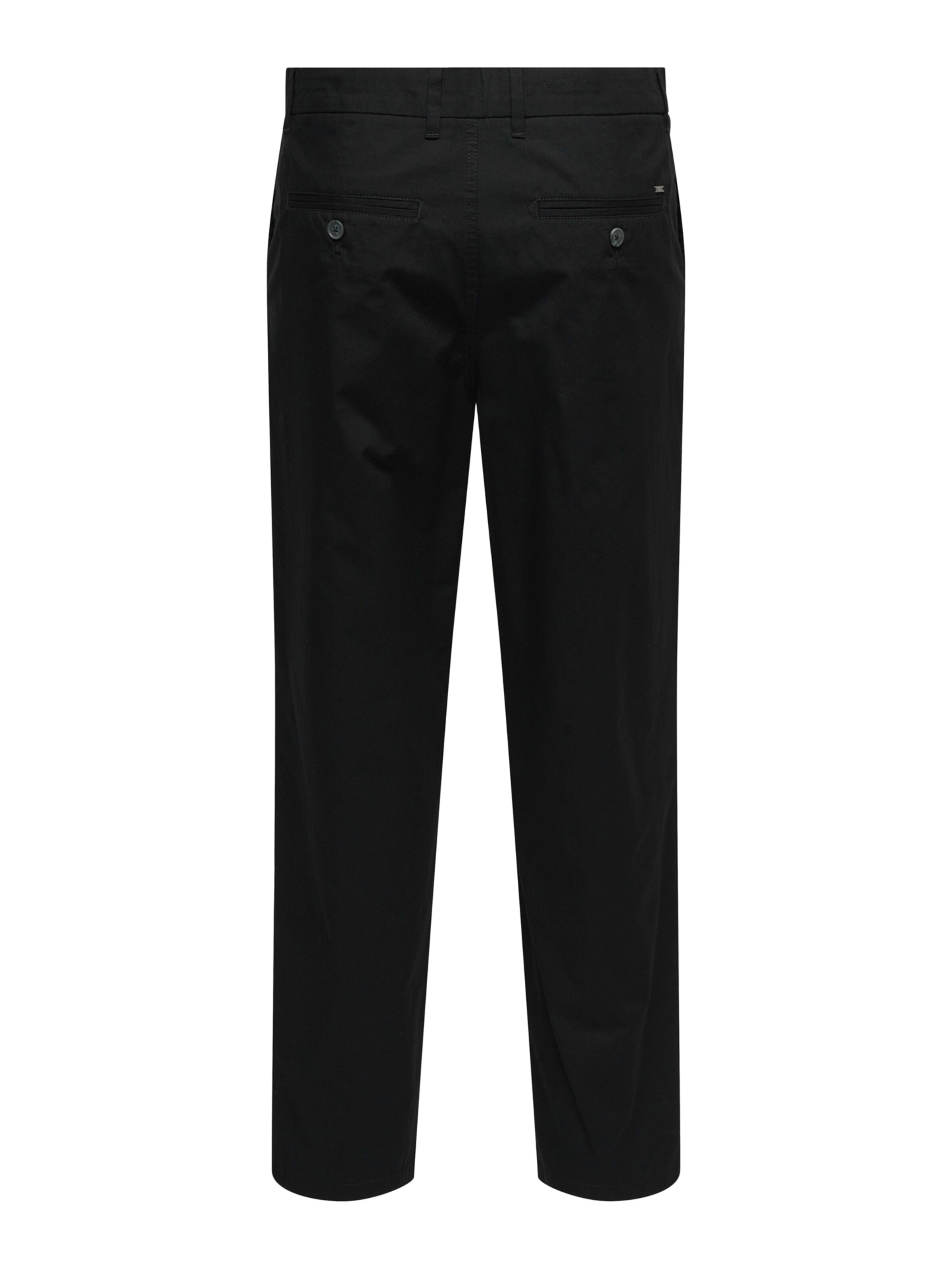 Only & Sons Loose fit Chino Pants 'ONSLAGO' in Black