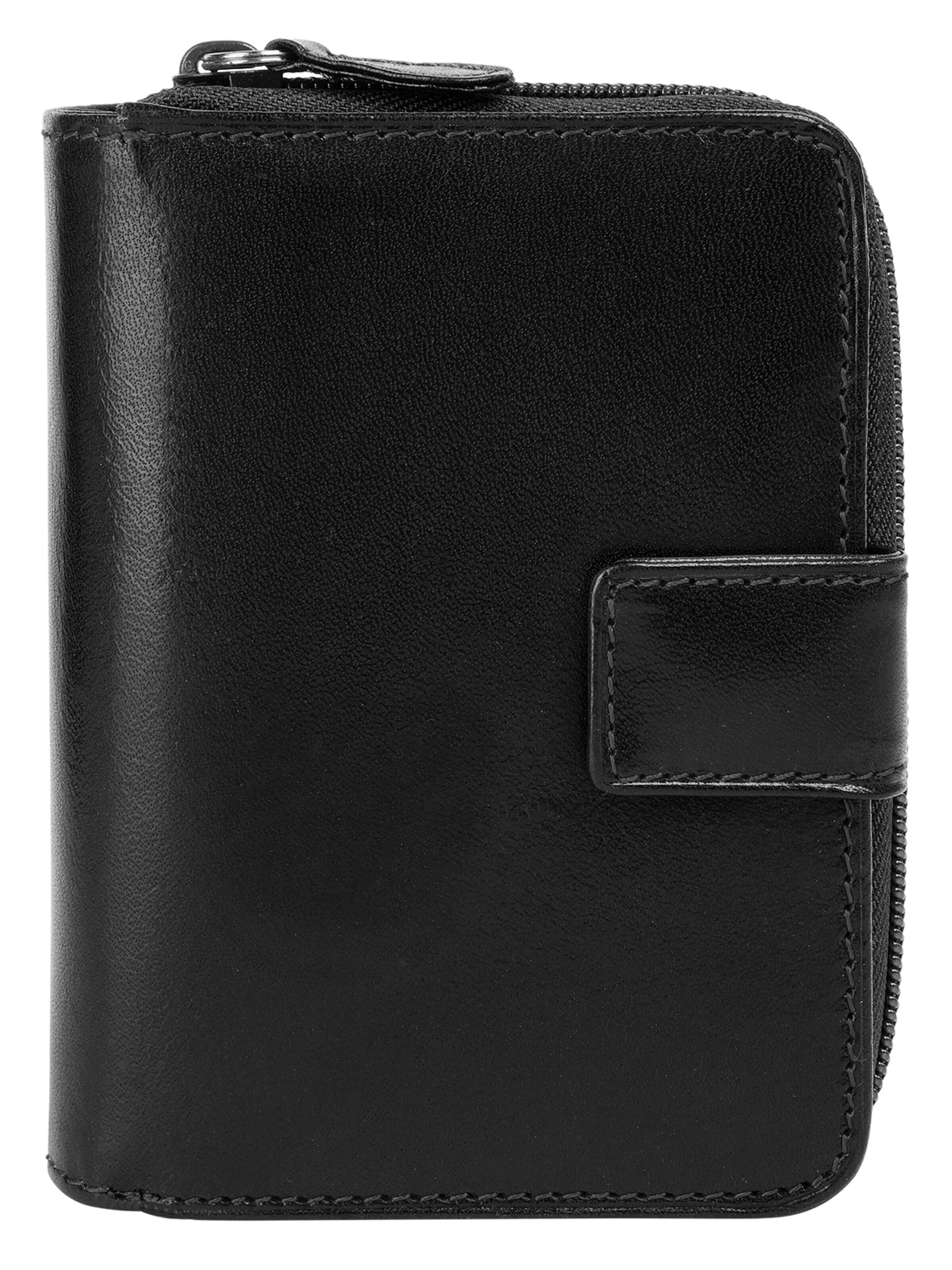 piké Wallet in Black: front
