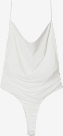 Bershka Paitabody värissä valkoinen: etupuoli