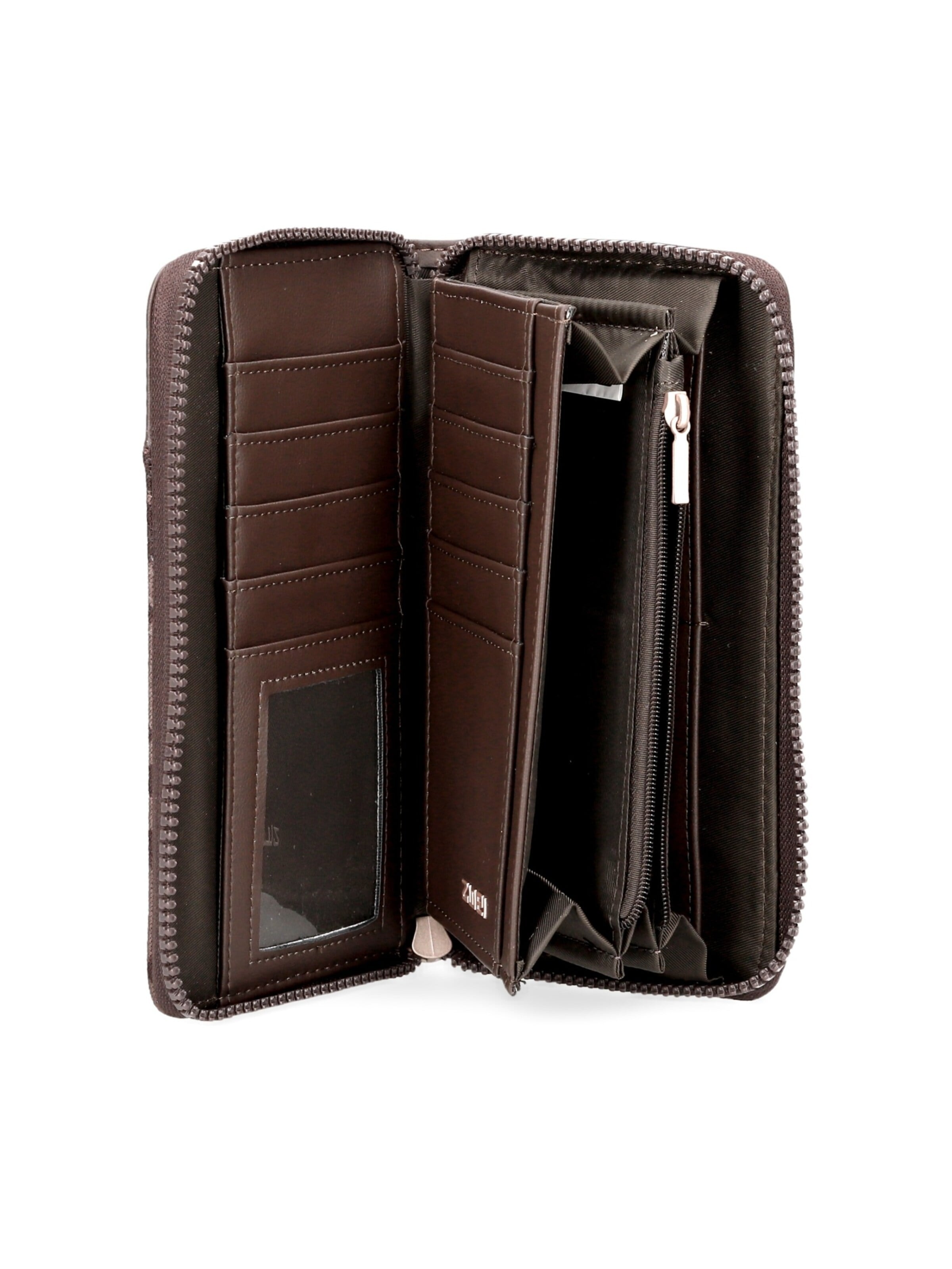 ZWEI Wallet 'EVA EV2' in Brown