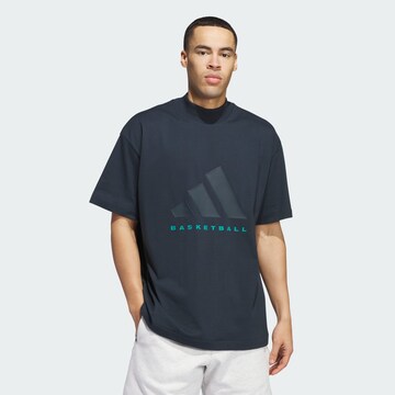 ADIDAS PERFORMANCE Functioneel shirt in Blauw: voorkant