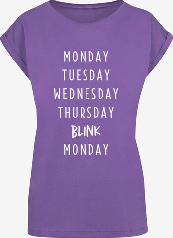 T-shirt 'Blink' Mister Tee en violet : devant