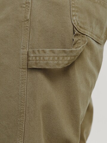 JACK & JONES Loosefit Cargobroek 'JPSTEDDIE JJCARPENTER' in Groen