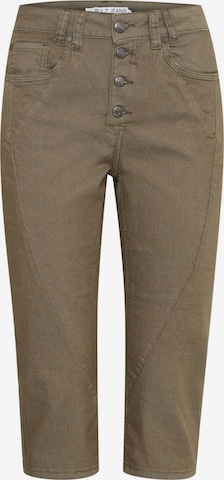 Pantalon 'PZROSITA' PULZ Jeans en vert : devant