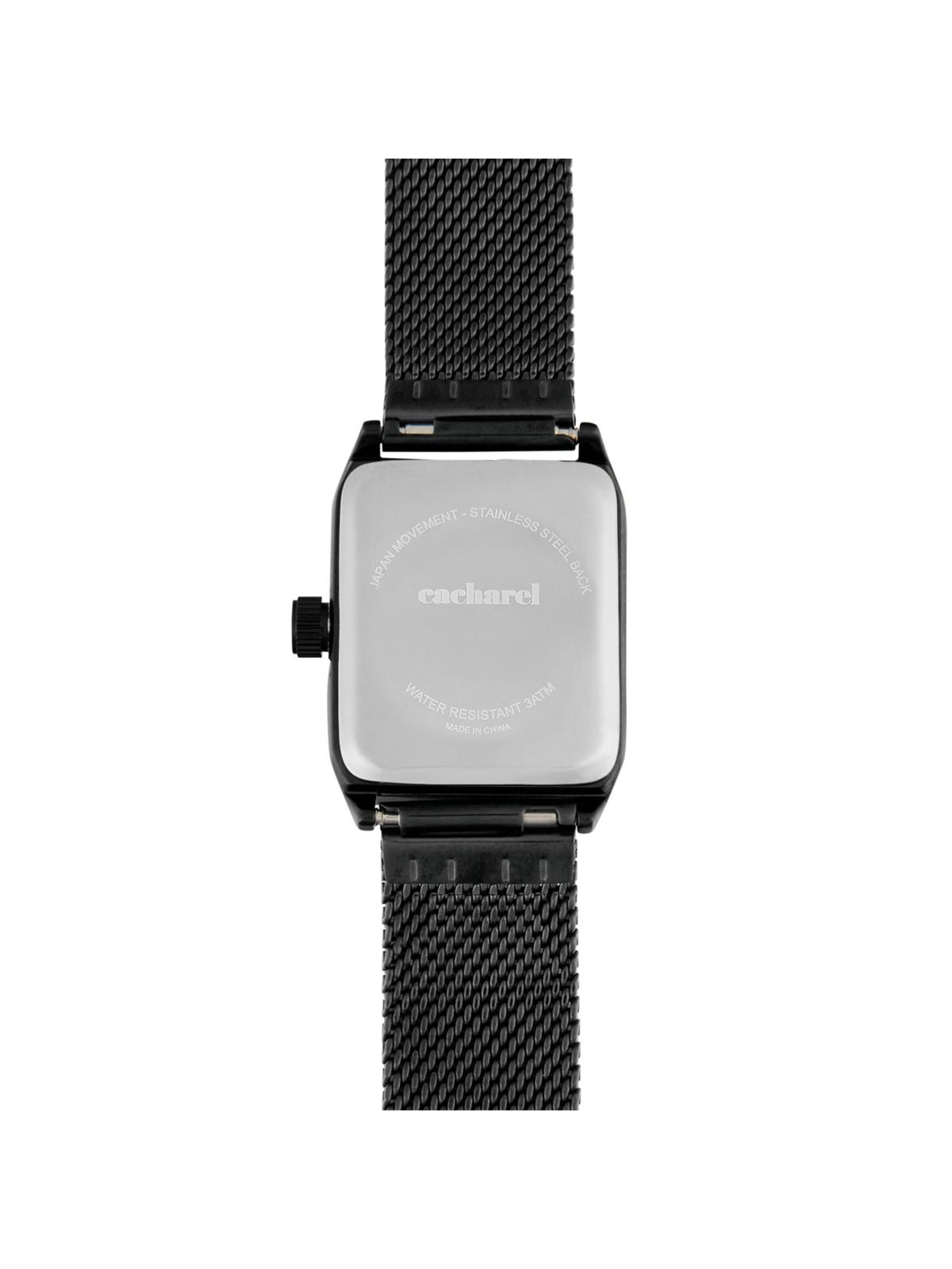 Montre à affichage analogique Cacharel en noir