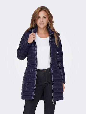 ONLY Zimní kabát – modrá