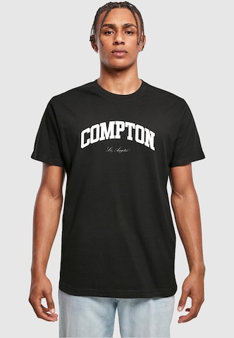 Mister Tee T-Shirt 'Compton Los Angeles' in Schwarz: predná strana