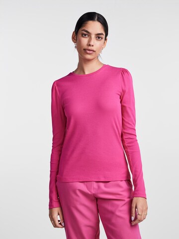 PIECES Shirt 'RUKA' in Pink: front