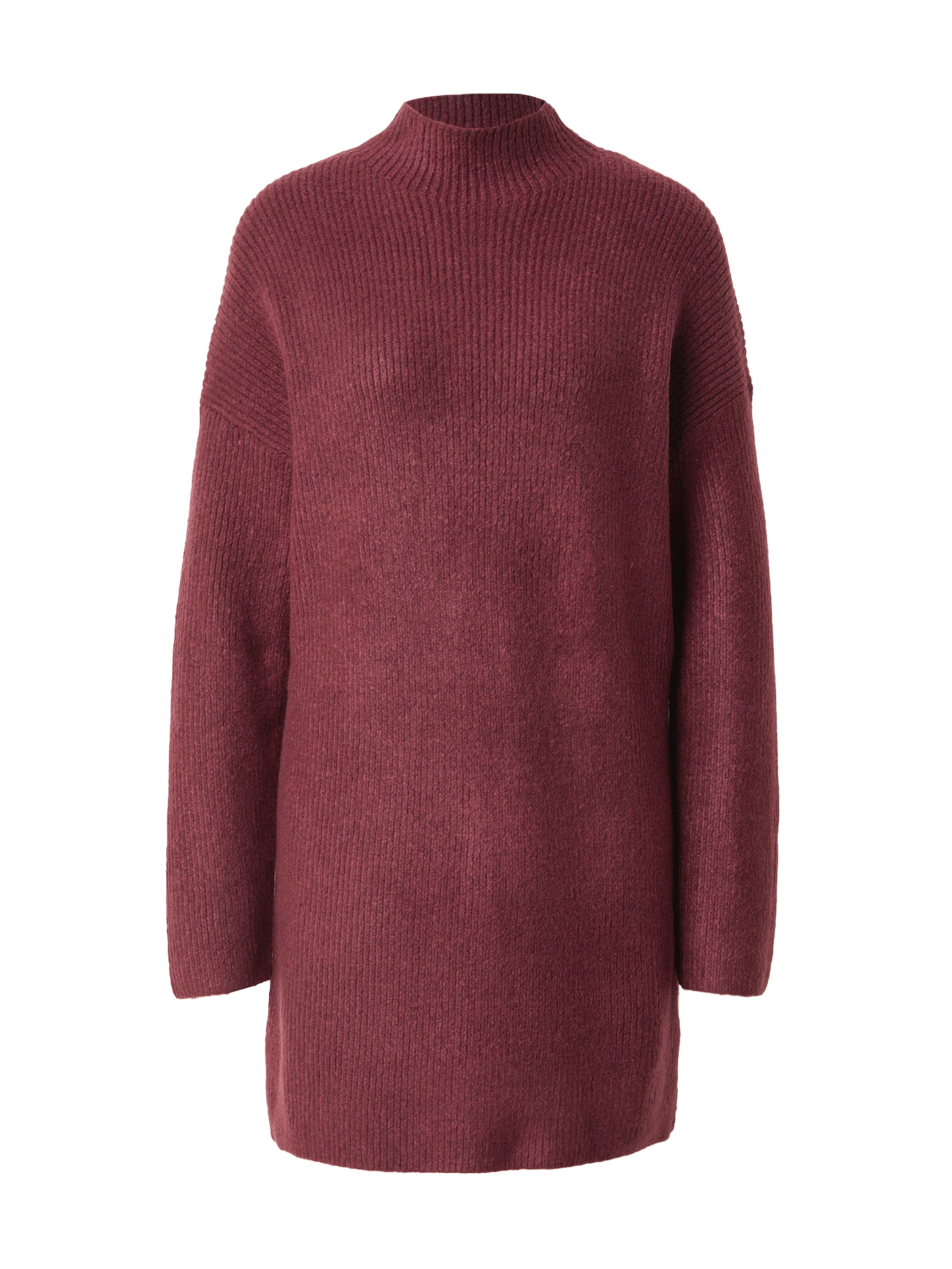 Abercrombie & Fitch Úpletové šaty – červená: přední strana