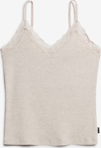 Superdry Top 'Essential' in Beige: voorkant