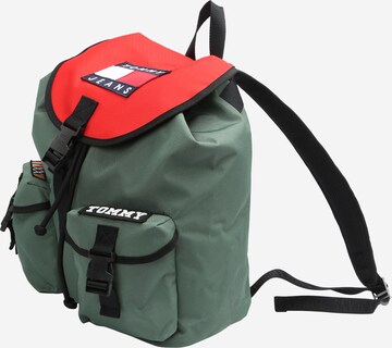 Tommy Jeans - Mochila en verde: frente