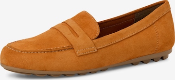 Mocassin Tamaris en orange : devant