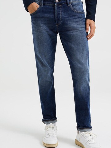 Slimfit Jeans de la WE Fashion pe albastru
