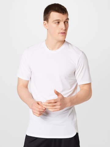 ADIDAS SPORTSWEAR Funksjonsskjorte 'Designed for Training' i hvit: forside