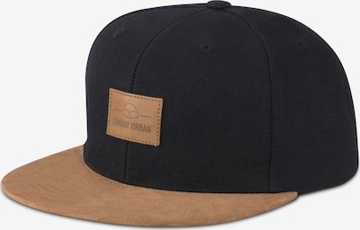 Cappello da baseball Johnny Urban di colore marrone chiaro / nero, Visualizzazione prodotti
