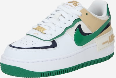 Sneaker bassa 'AF1 SHADOW' Nike Sportswear di colore beige / verde / nero / bianco, Visualizzazione prodotti