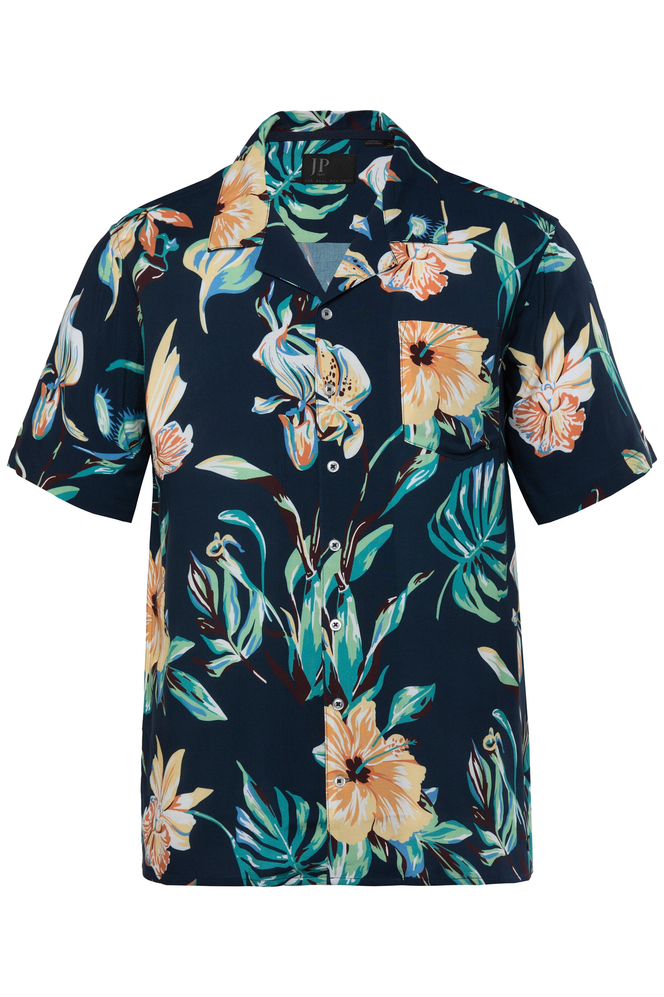 JP1880 Regular fit Button Up Shirt in Blue: front