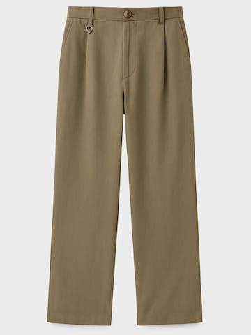 Loosefit Pantaloni con pieghe di Dandalo in verde: frontale