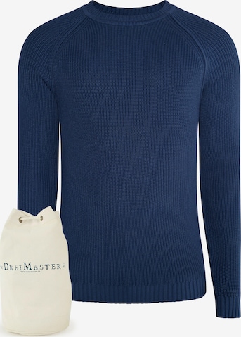 DreiMaster Vintage Trui in Blauw: voorkant