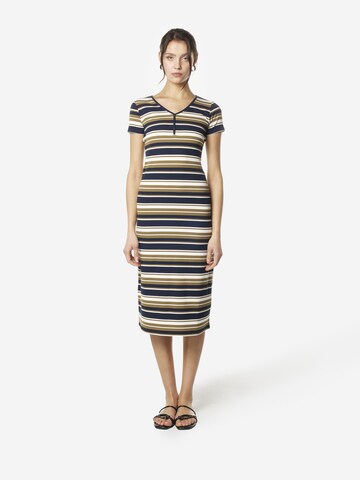 Robe KOROSHI en bleu : devant