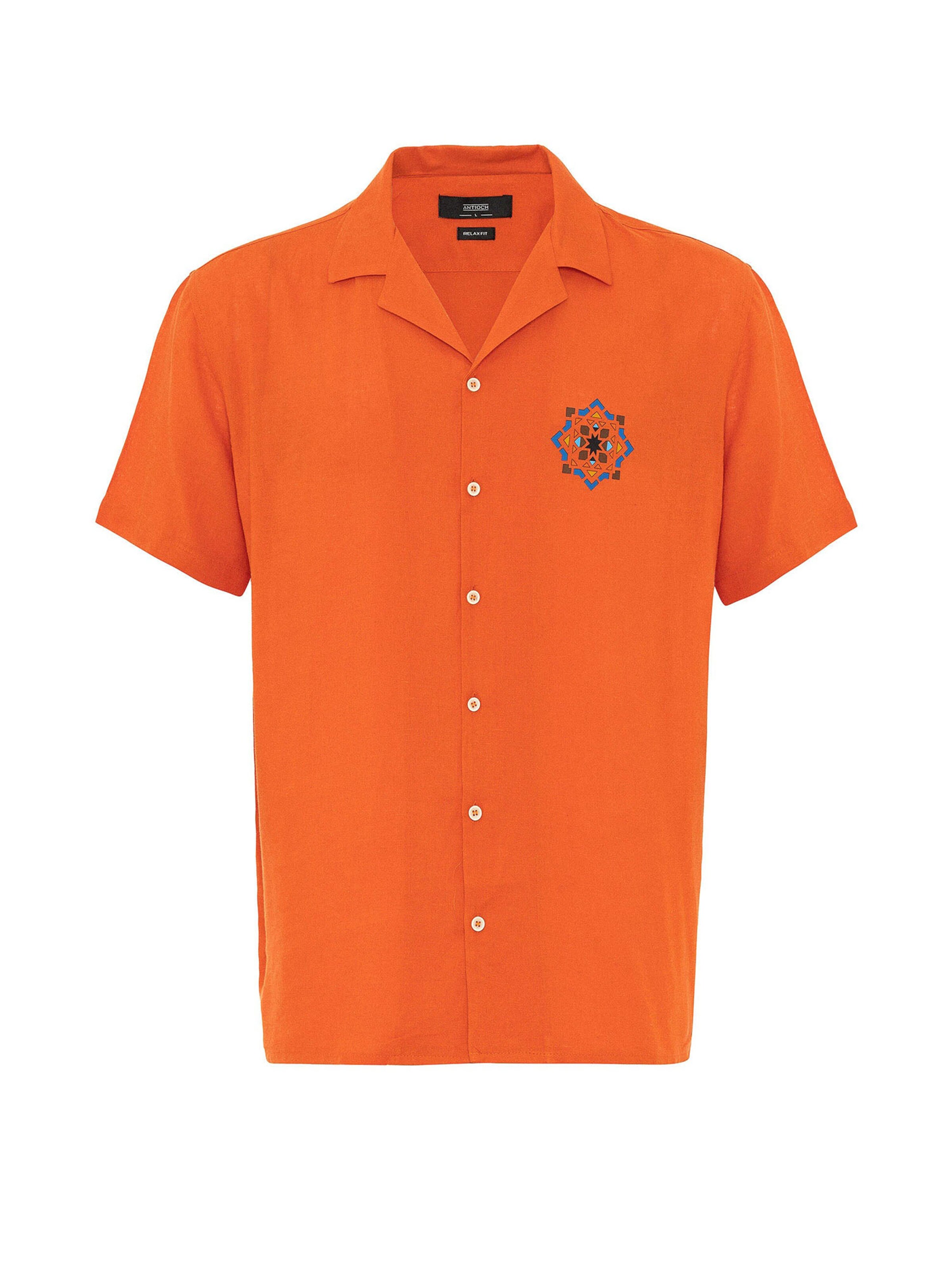 Regular fit Camicia di Antioch in arancione: frontale