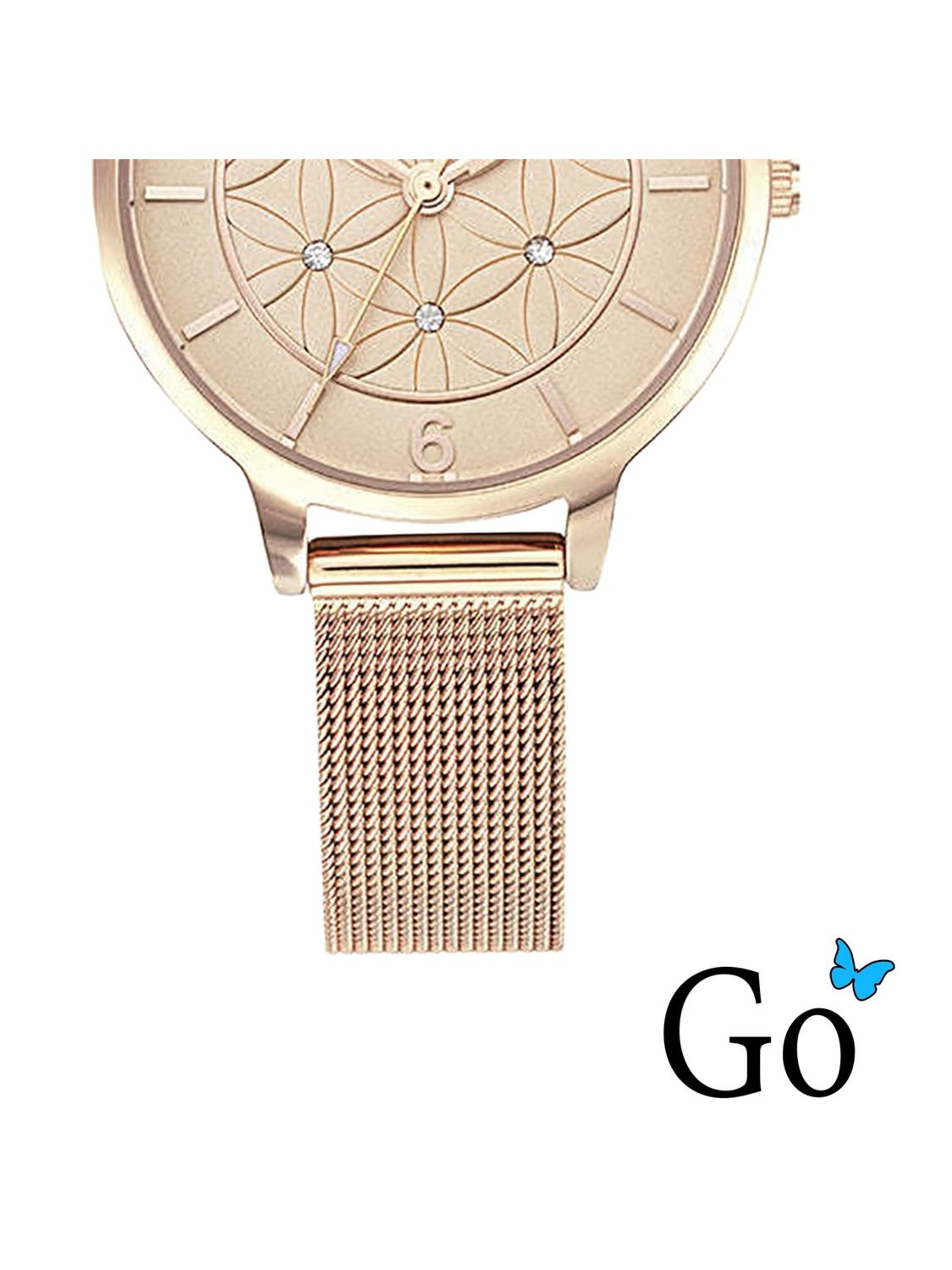 Montre à affichage analogique GO GirlOnly en or