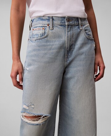 Calvin Klein Jeans Wide leg Jeans in Blauw
