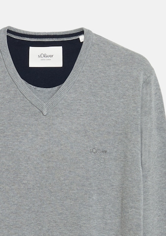 s.Oliver Pullover in Grau: Vorderseite