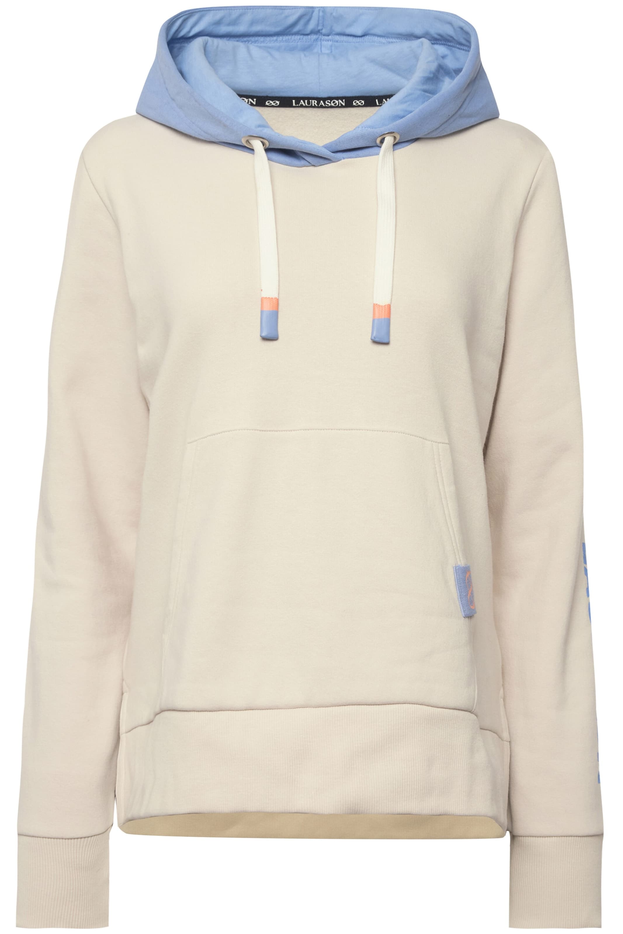 LAURASØN Sweatshirt in Beige: front