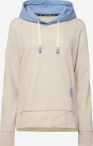 Sweat-shirt LAURASØN en beige : devant