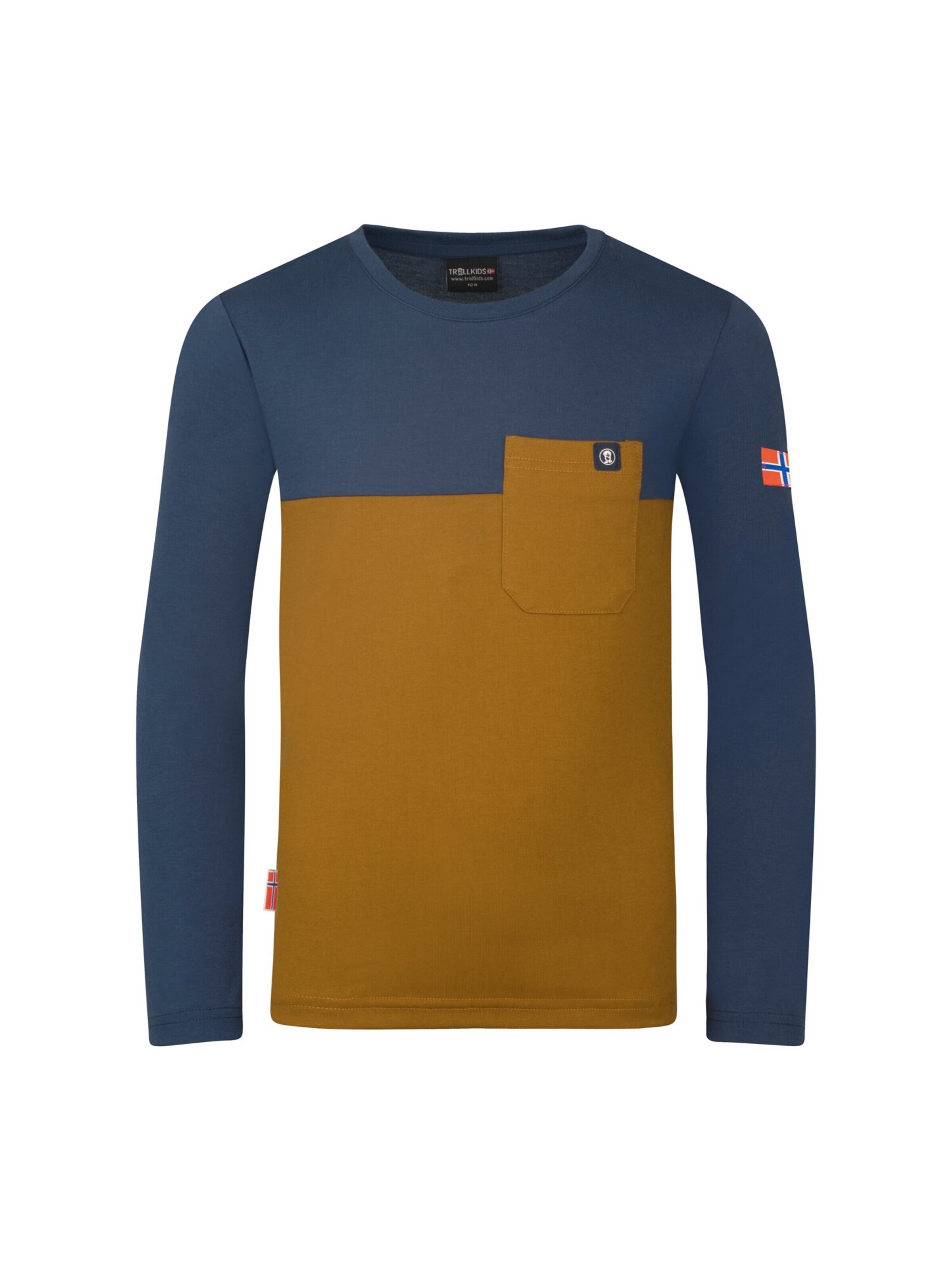 TROLLKIDS Performance Shirt in Brown: front
