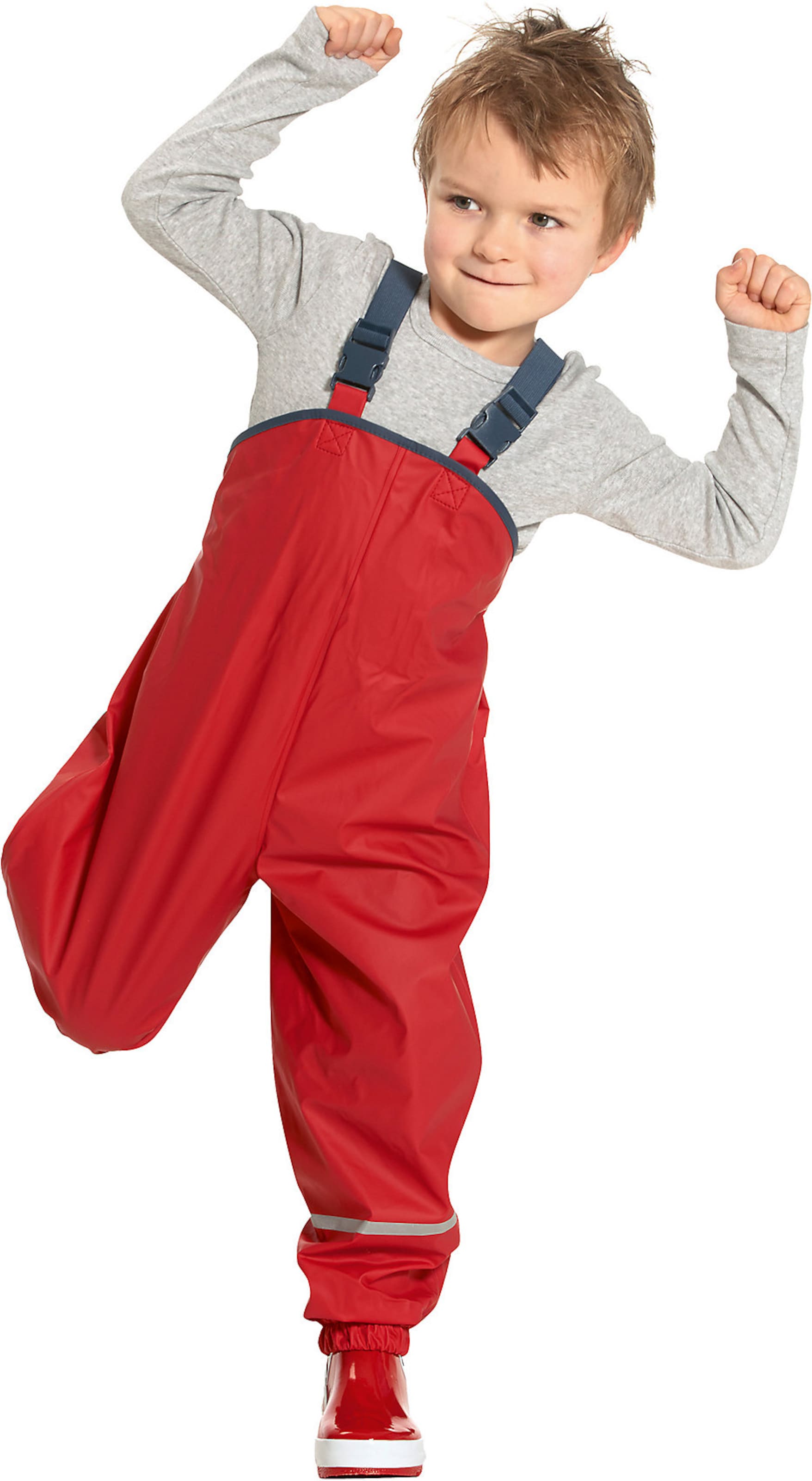 PLAYSHOES - Tapered Pantalón funcional en rojo: frente