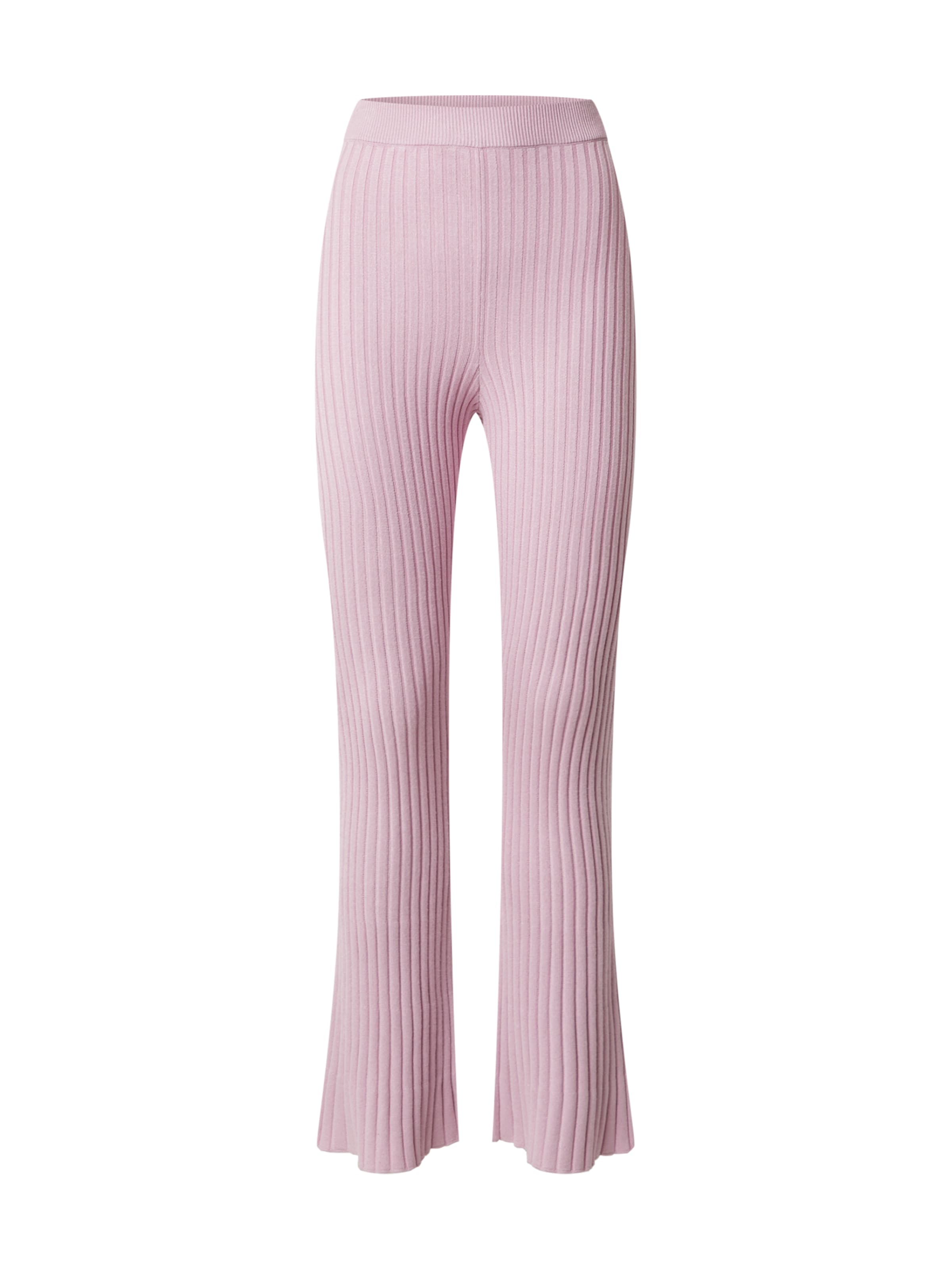 EDITED Bootcut Παντελόνι 'Lonie' σε λιλά: μπροστά