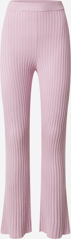 Bootcut Pantalon 'Lonie' EDITED en violet : devant