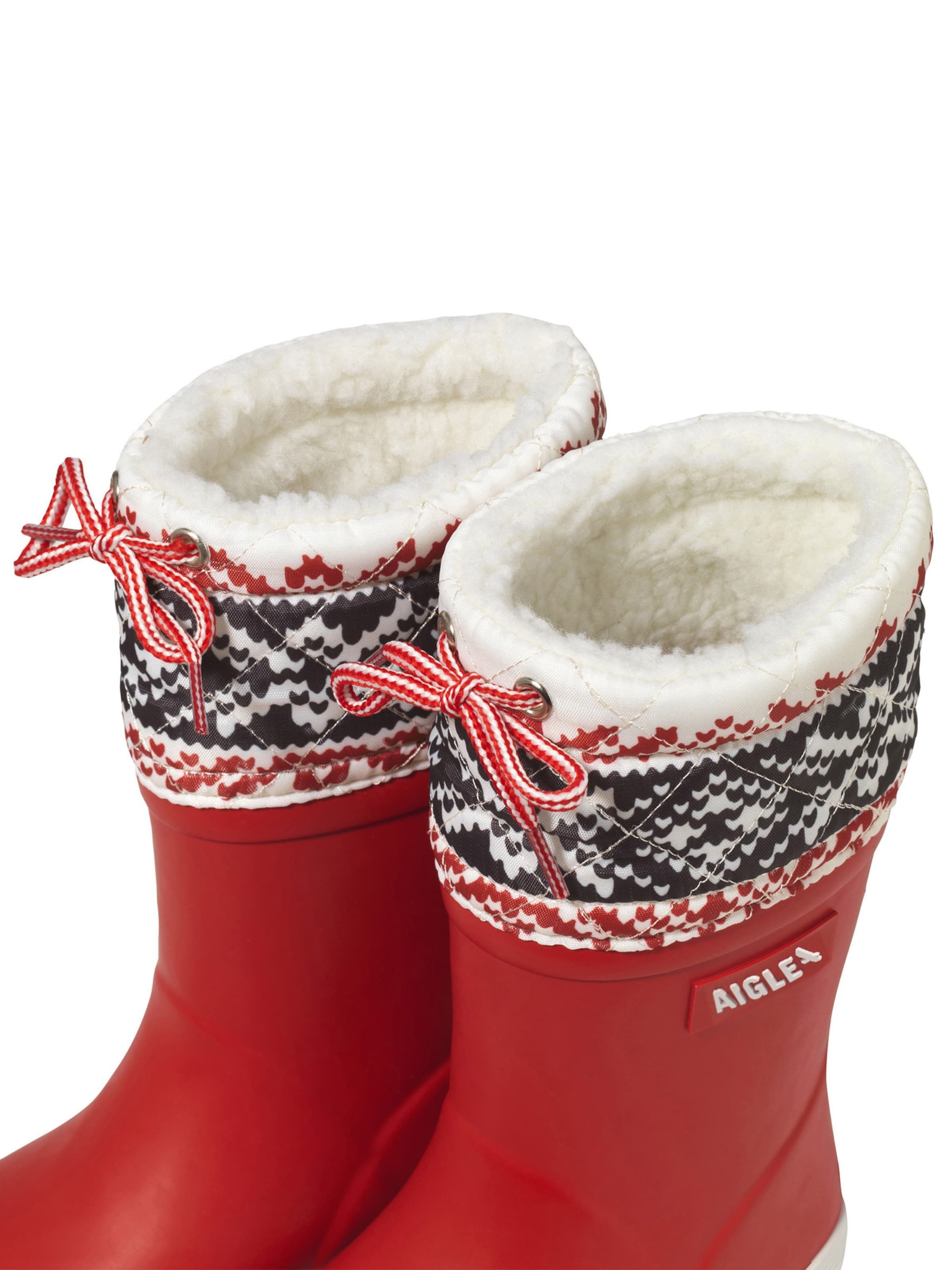 AIGLE Gumové holínky 'Giboulee Pt 2' – červená