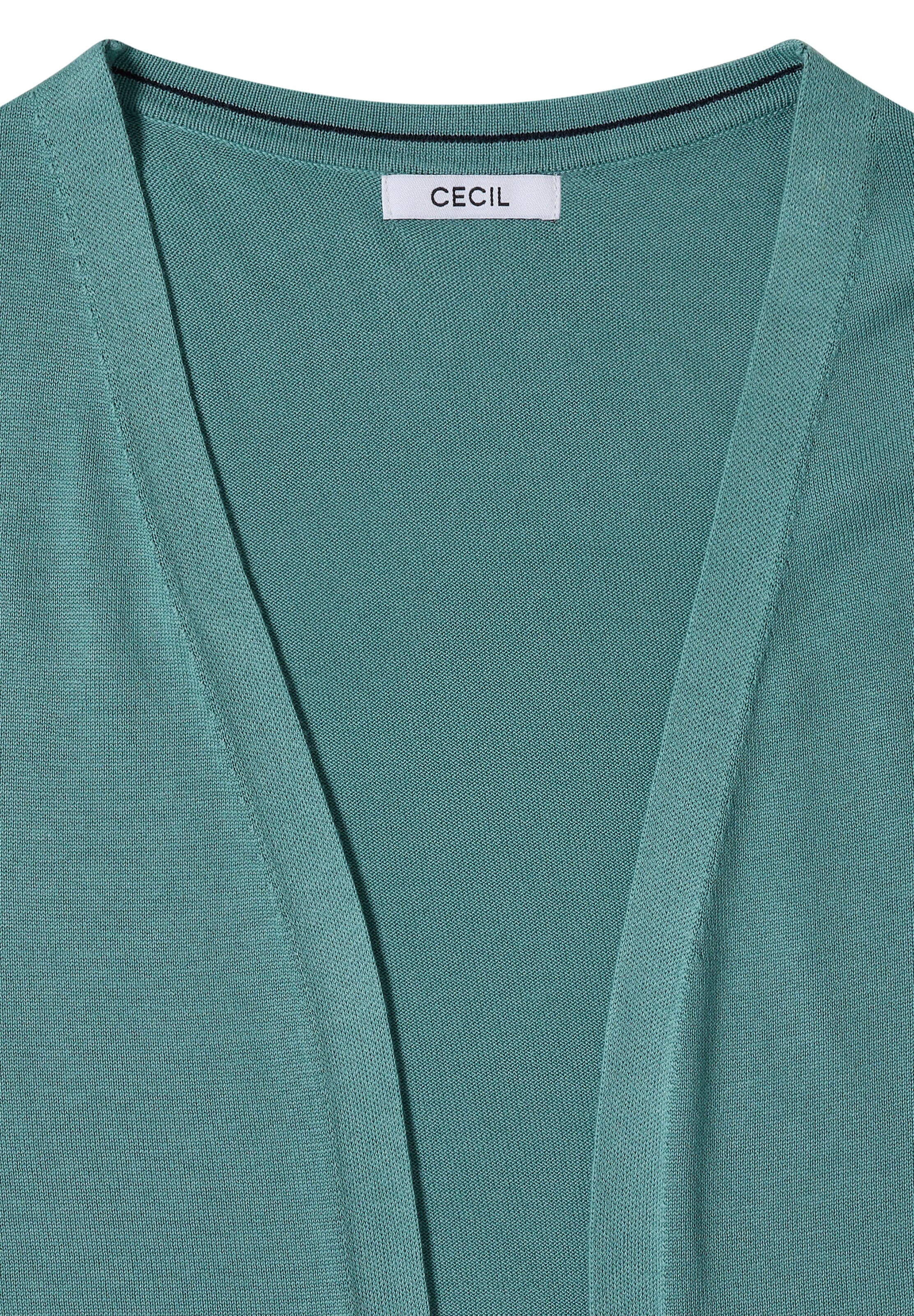 CECIL Offener Cardigan in langer Passform in Blau