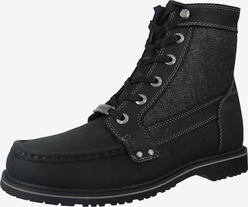 Bottines à lacets 'Dowling' Harley Davidson en noir : devant
