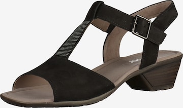 GABOR Sandals in Black: front
