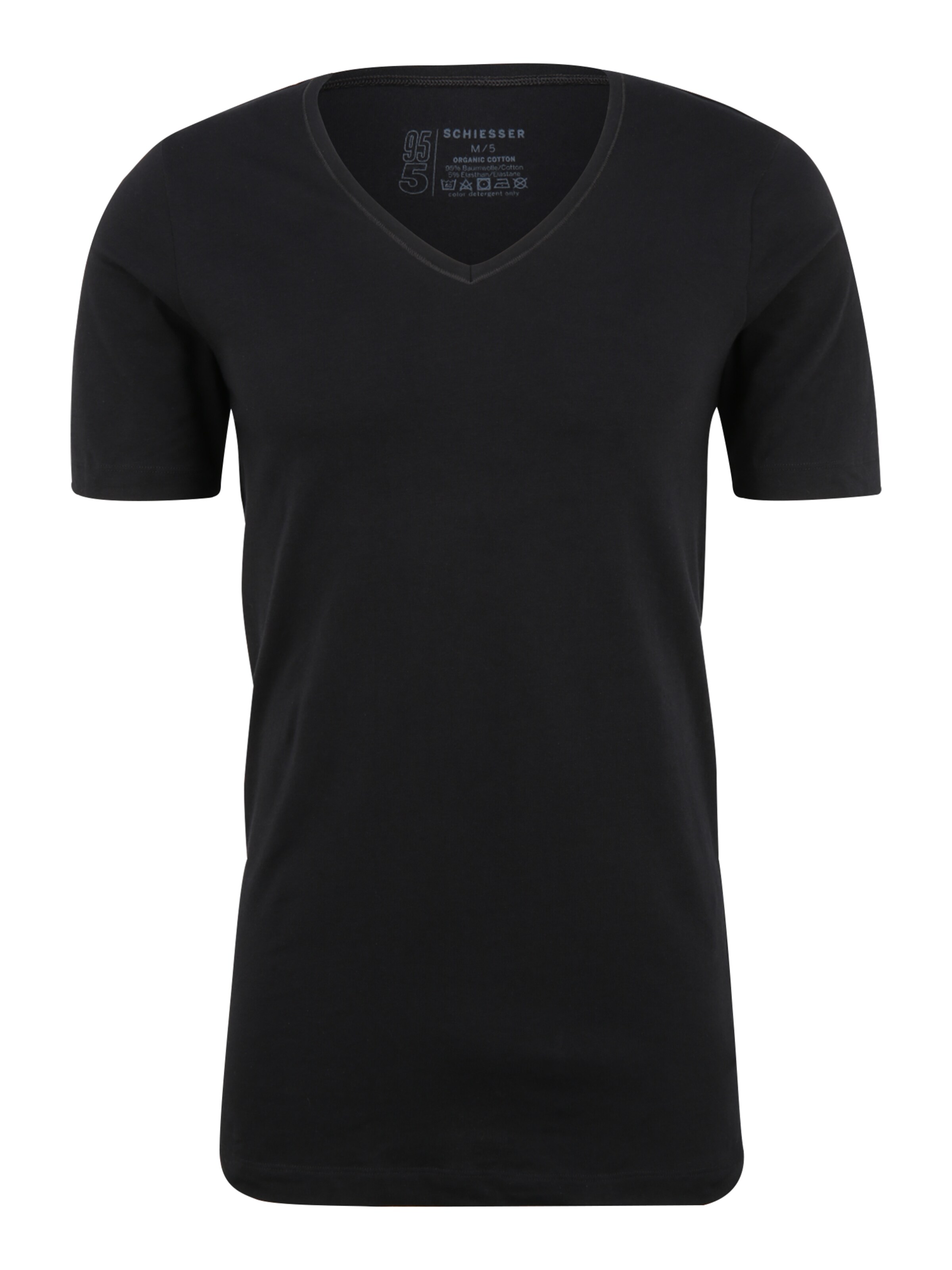 SCHIESSER Undershirt in Black
