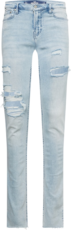 HOLLISTER Slimfit Jeans in Hellblau
