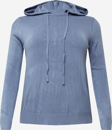 ONLY Carmakoma Sweater in Blue: front