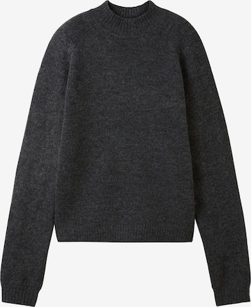 TOM TAILOR DENIM Sweater in Grey: front