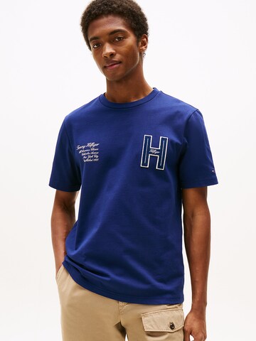 T-Shirt TOMMY HILFIGER en bleu : devant