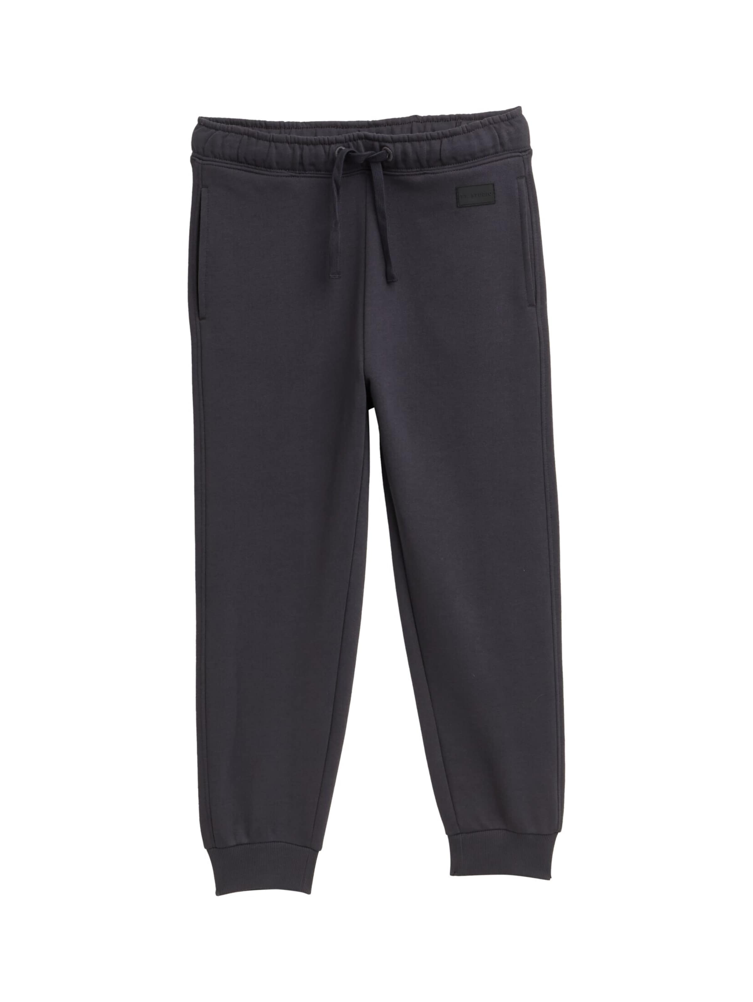 TOM TAILOR Tapered Pants in Grey: front