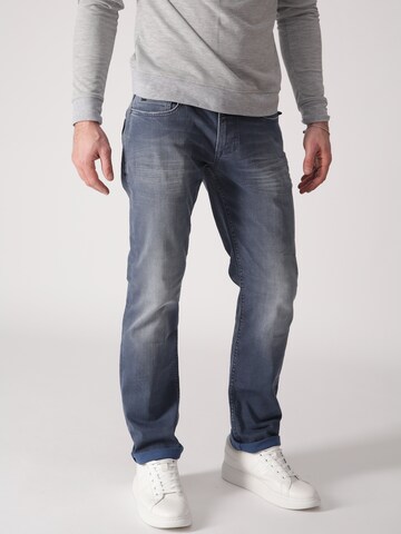 Miracle of Denim Slim fit Jeans 'Thomas' in Blue: front