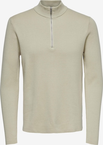 Only & Sons Pullover 'Luke' in Grau: predná strana