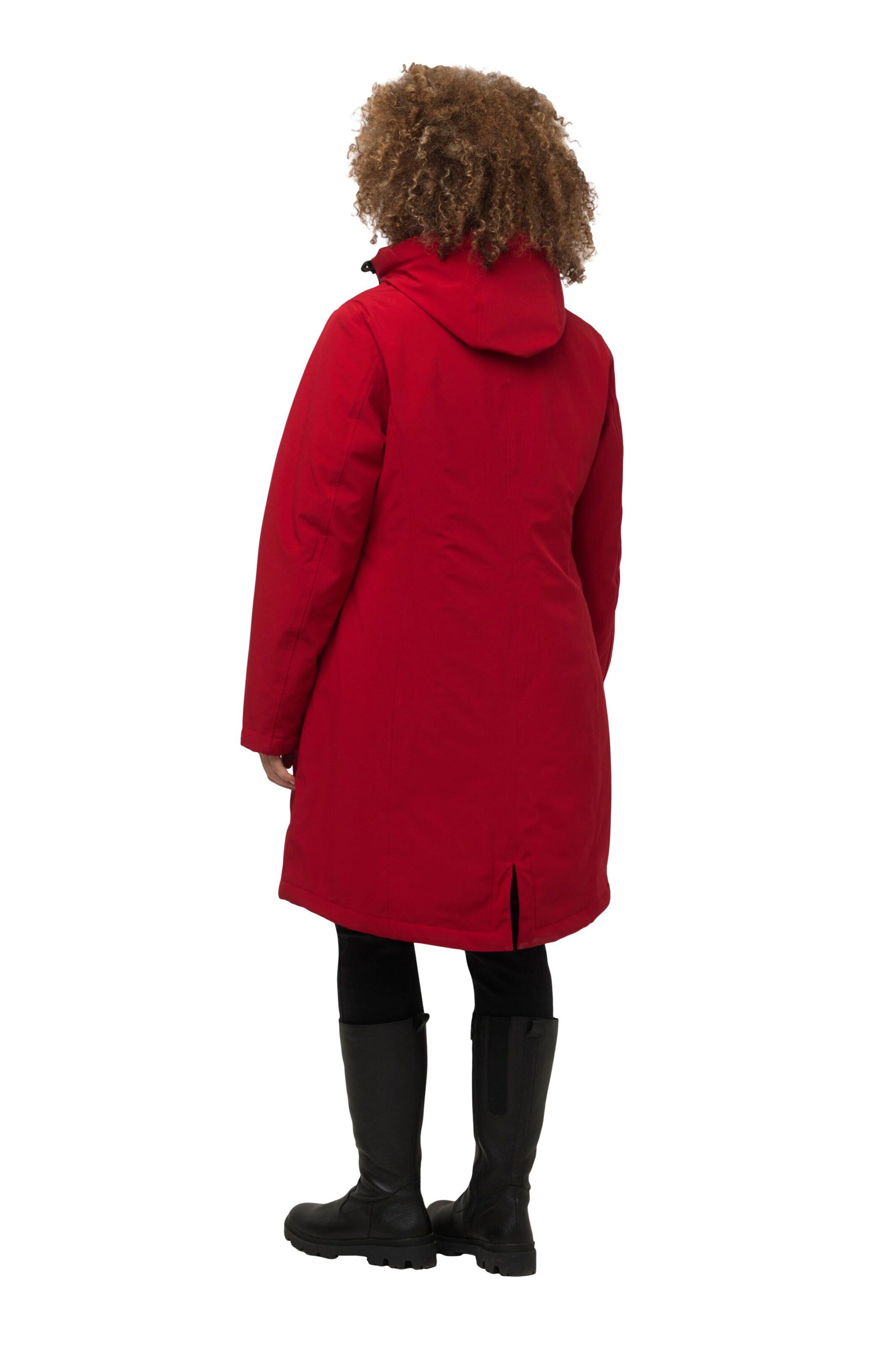 Ulla Popken Between-Season Jacket in Red