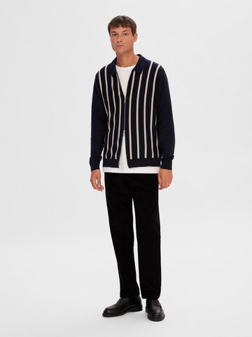 SELECTED HOMME Cardigan 'Mattis' i blå